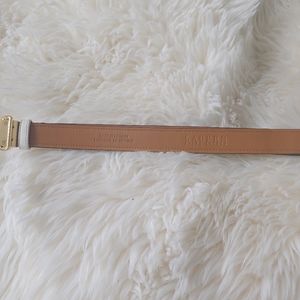Gold and while Lauren Ralph Lauren leather belt